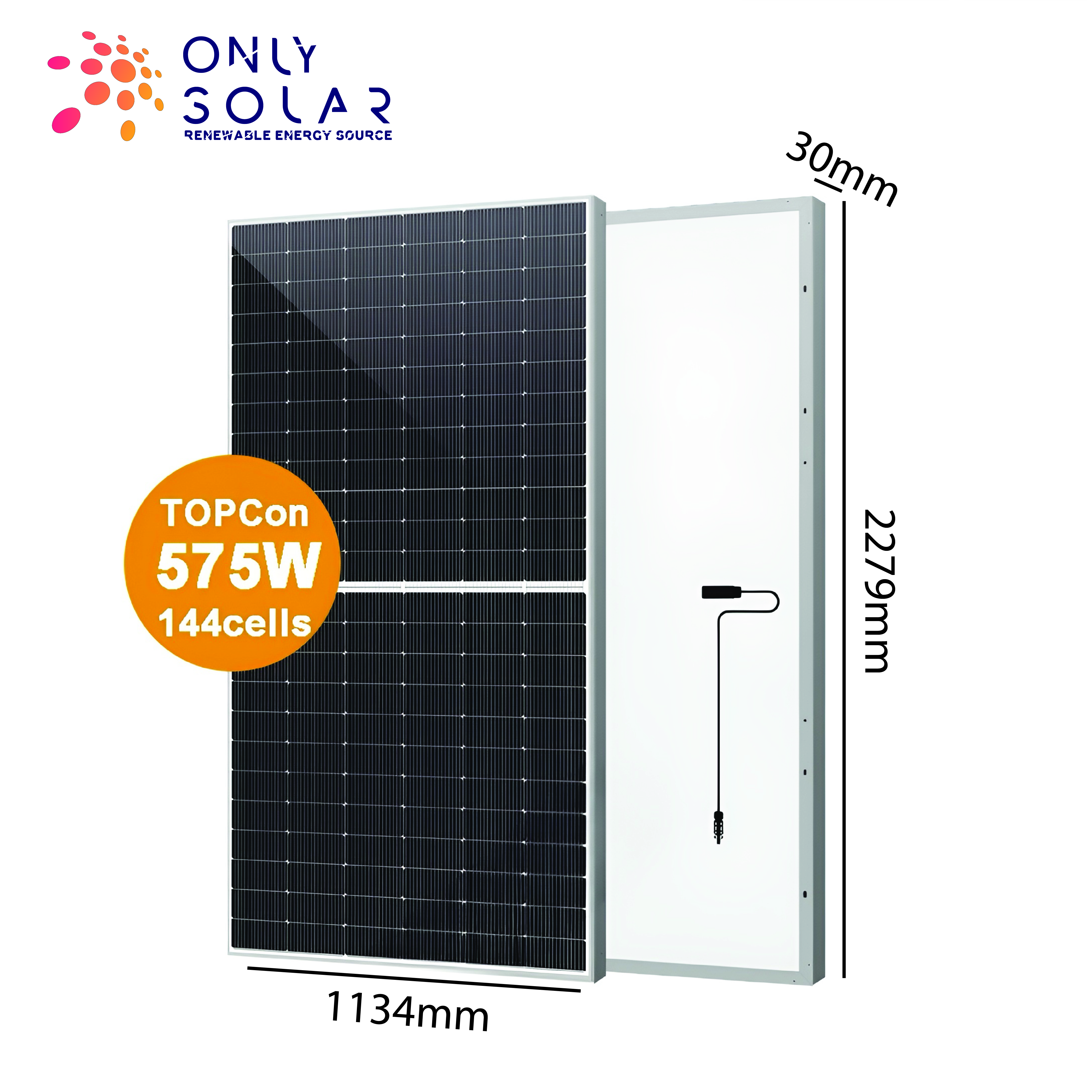 PV Module 575W N-TYPE/TOPCON